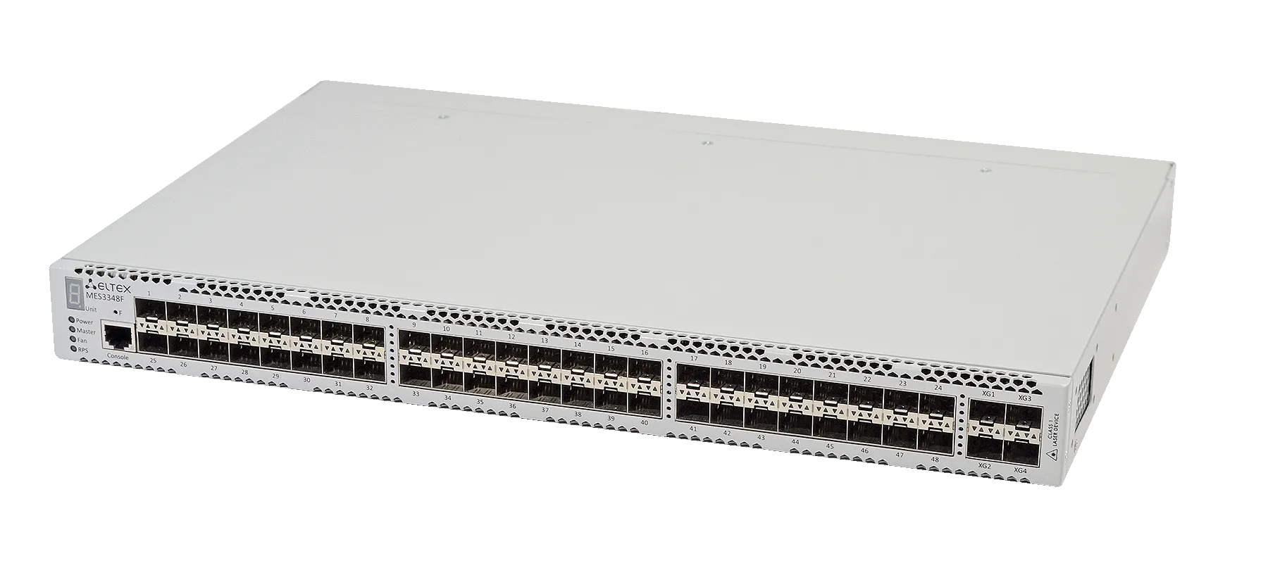 Ethernet-коммутатор MES3348F, 48x1G SFP + 4x10G SFP+, L3, dual PSU