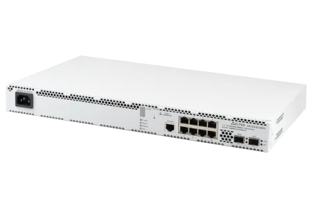 Ethernet-коммутатор MES2410-08DU, 8x2.5G PoE++ + 2x1G/10G SFP+, L3, 220V AC
