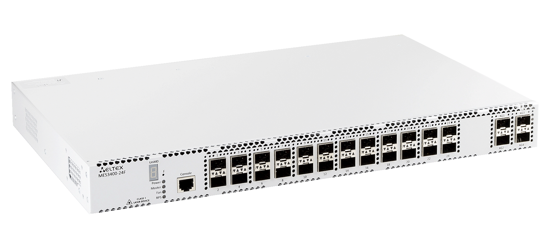 Ethernet-коммутатор MES3400-24F, 24xSFP + 4xSFP+, L3, dual PSU