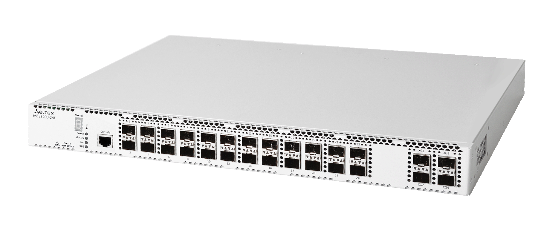 Ethernet-коммутатор MES3400-24F, 24xSFP + 4xSFP+, L3, dual PSU
