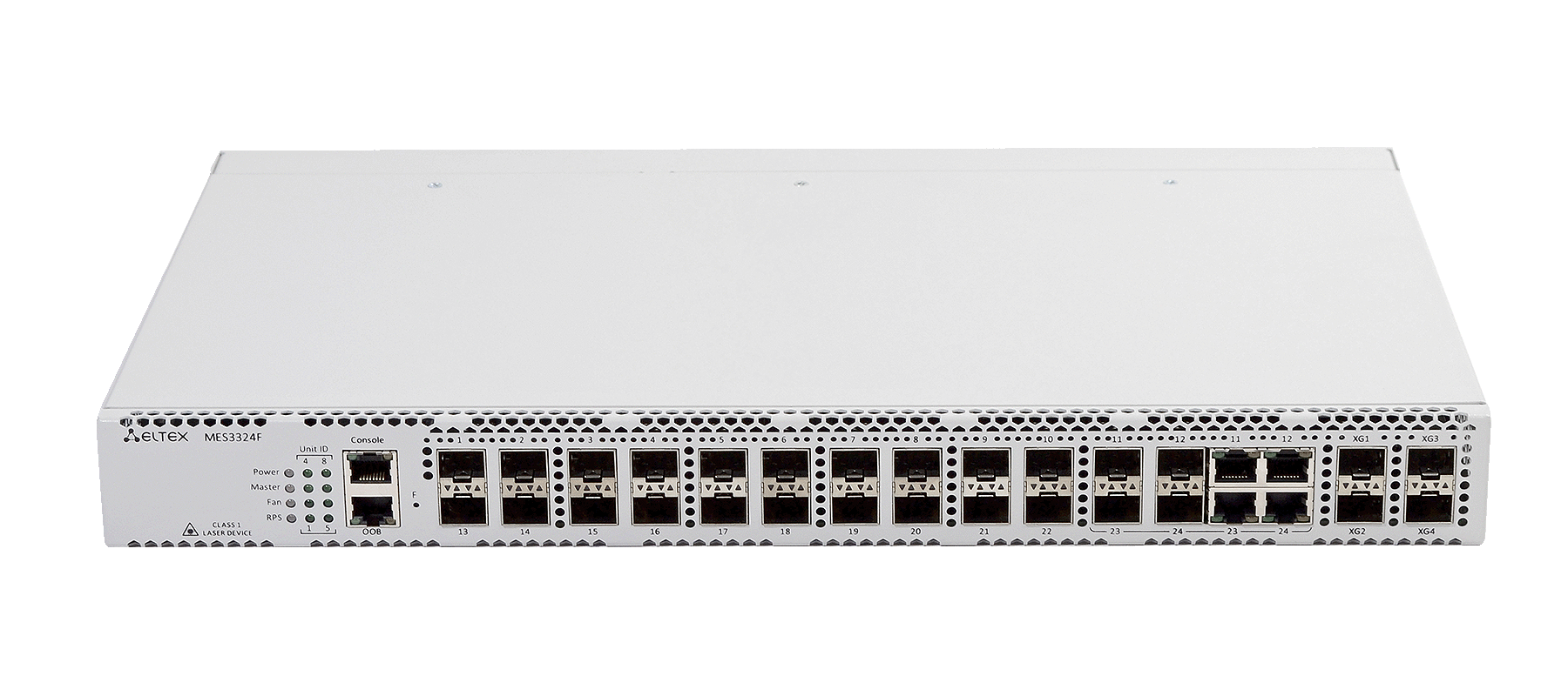 Ethernet-коммутатор MES3324F, 20x1G SFP + 4xCombo + 4x10G SFP+, L3, dual PSU